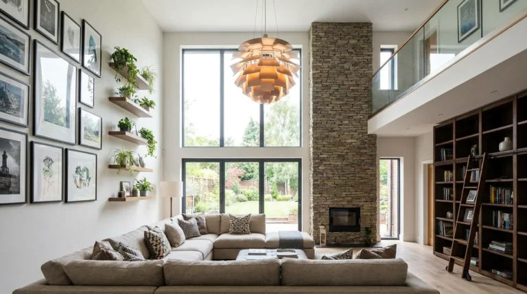 10 Double Height Living Room Decor Ideas