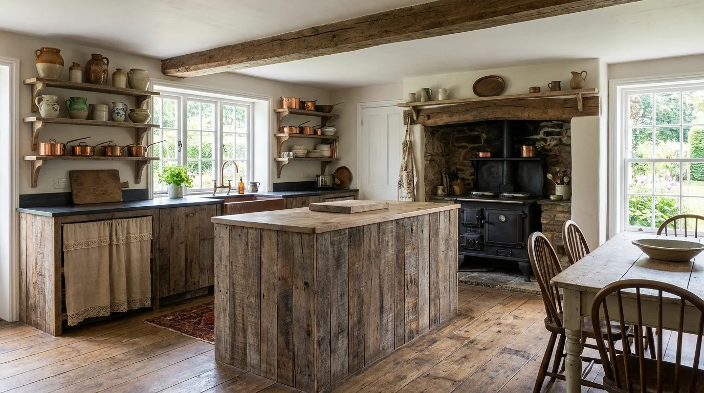 10 Farmhouse Kitchen Ideas with Rustic Charm