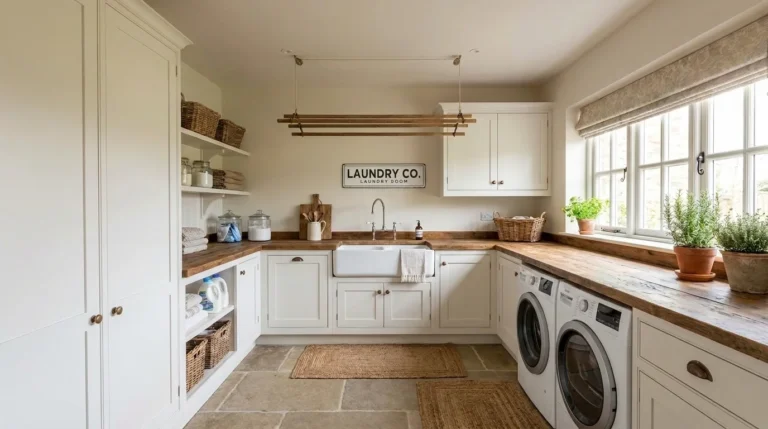 12 Farmhouse Laundry Room Ideas That Make Chores Beautiful