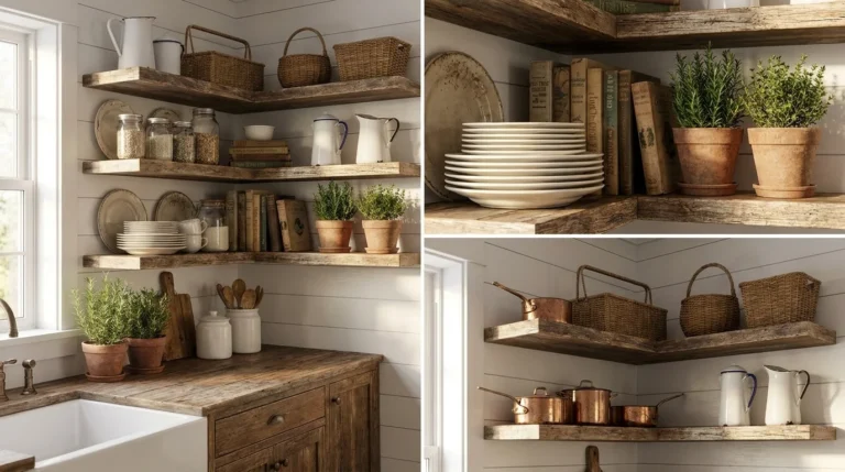 15 Farmhouse Kitchen Inspirations with Vintage Touches