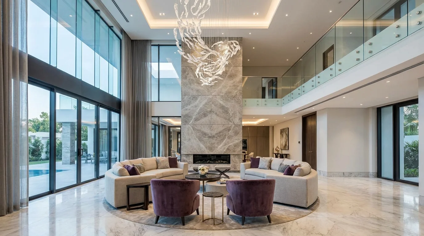 9 Double Height Living Room Designs for Luxury Homes