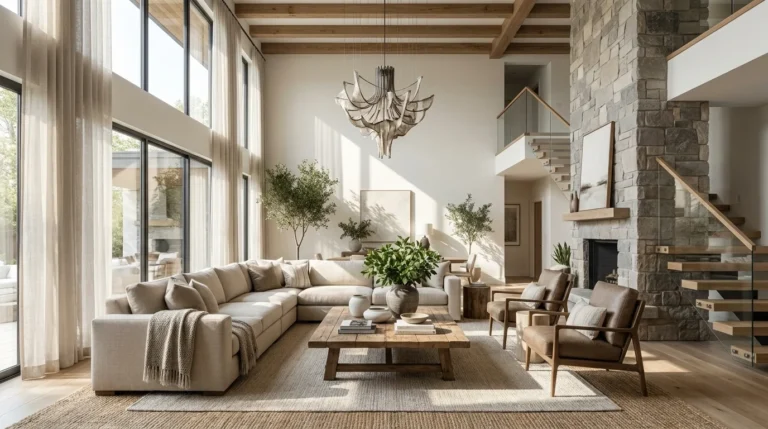 9 Double Height Living Room Layout Ideas