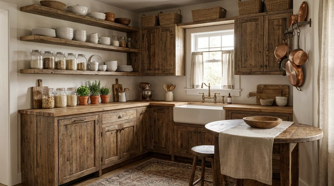 9 Farmhouse Kitchen Ideas for Small Spaces